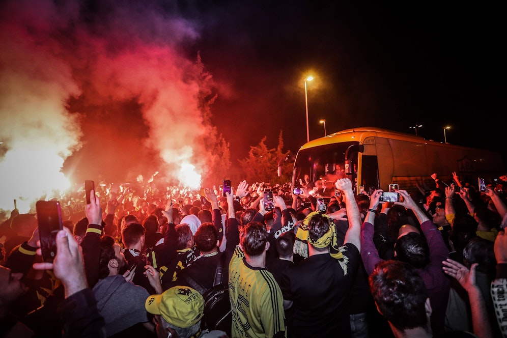 Fans von AEK Athen