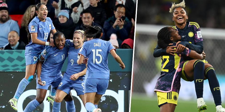 Jubel bei Frankreich und Kolumbien