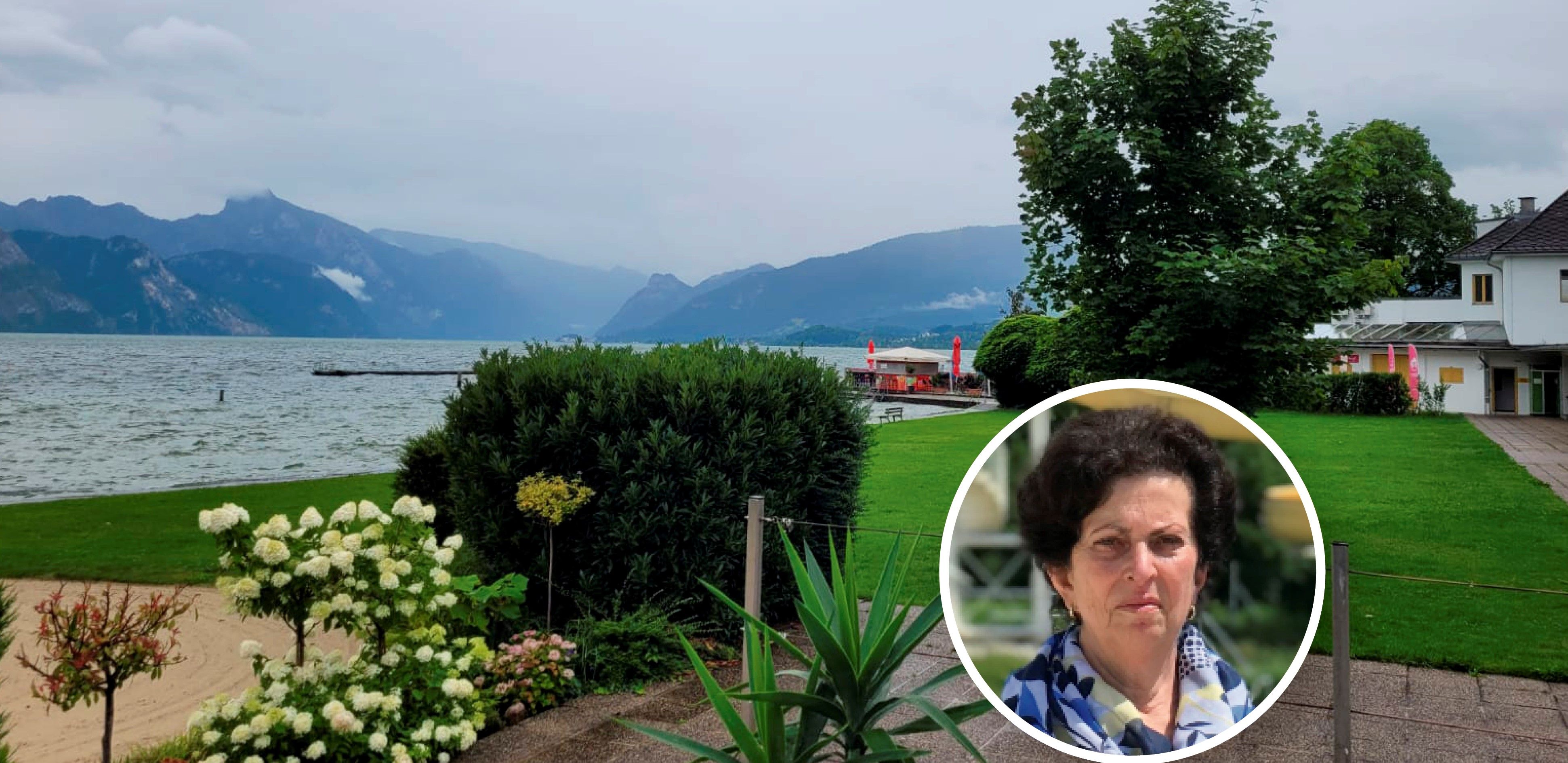 Das extreme Regenwetter dieser Tage setzt dem Strandbad Gmunden – mit direktem Zugang zum Traunsee – sehr zu.