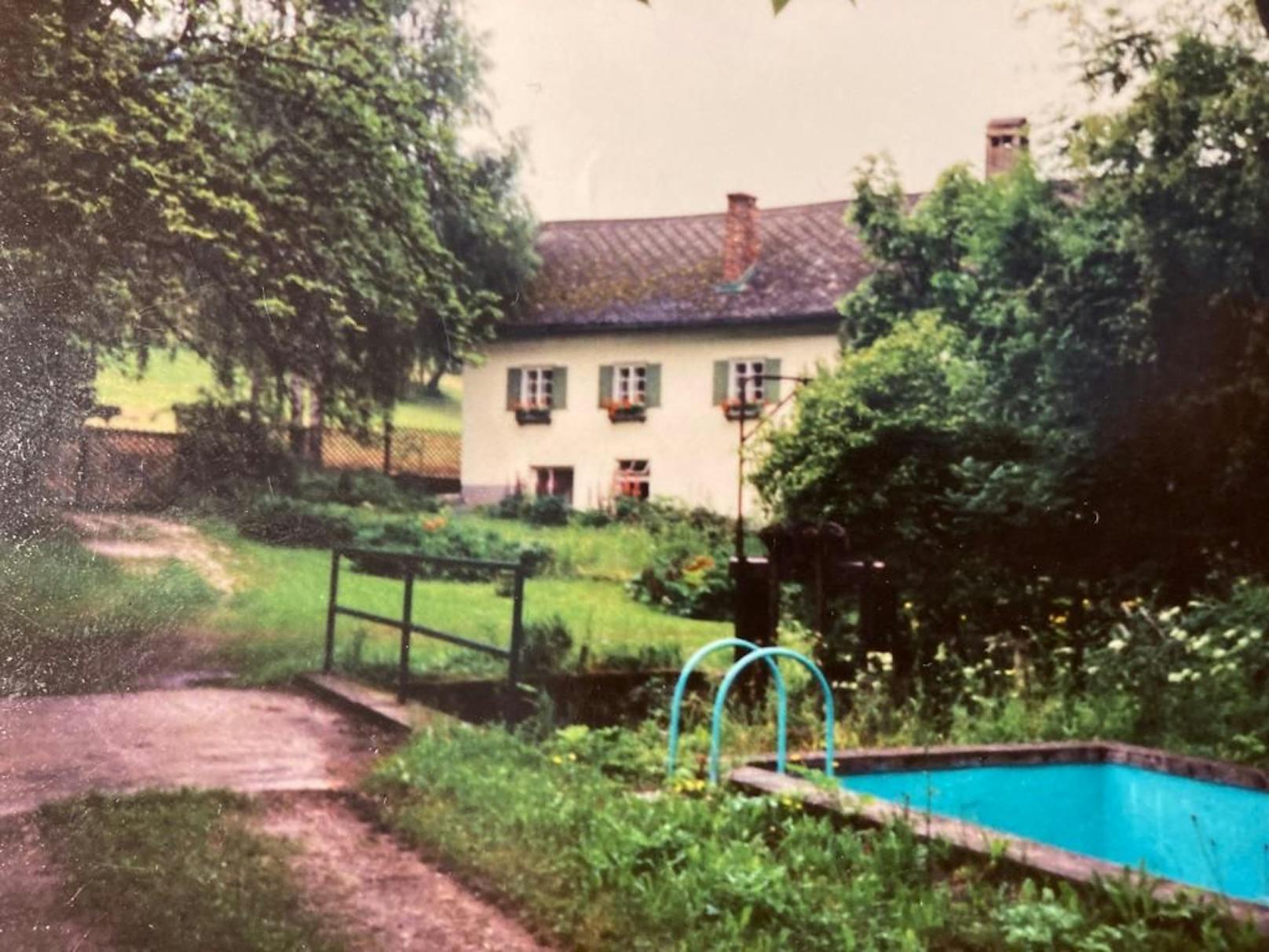 Auch ein Pool ist am Grundstück: Der Gemeinderat kann beim Baden zusehen.