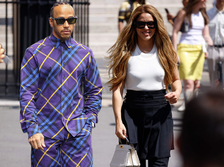 Lewis Hamilton und Shakira (Fotomontage)