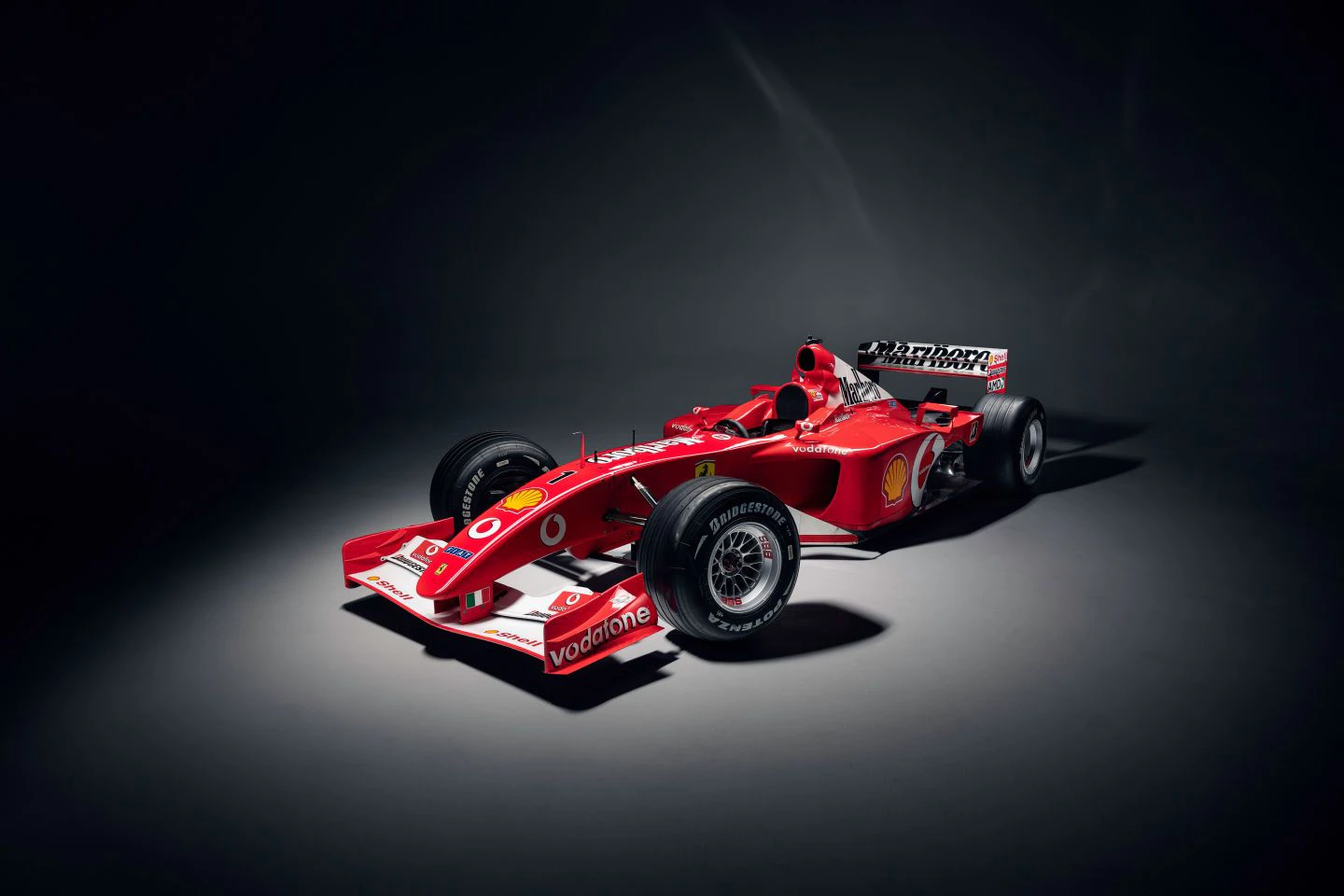 Der F2001b von Michael Schumacher wird versteigert. 