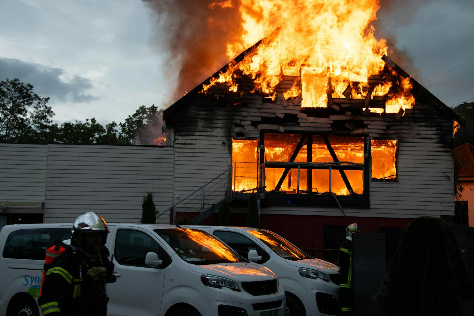 Bei einem Brand im französischen Wintzenheim wurden elf Personen getötet.