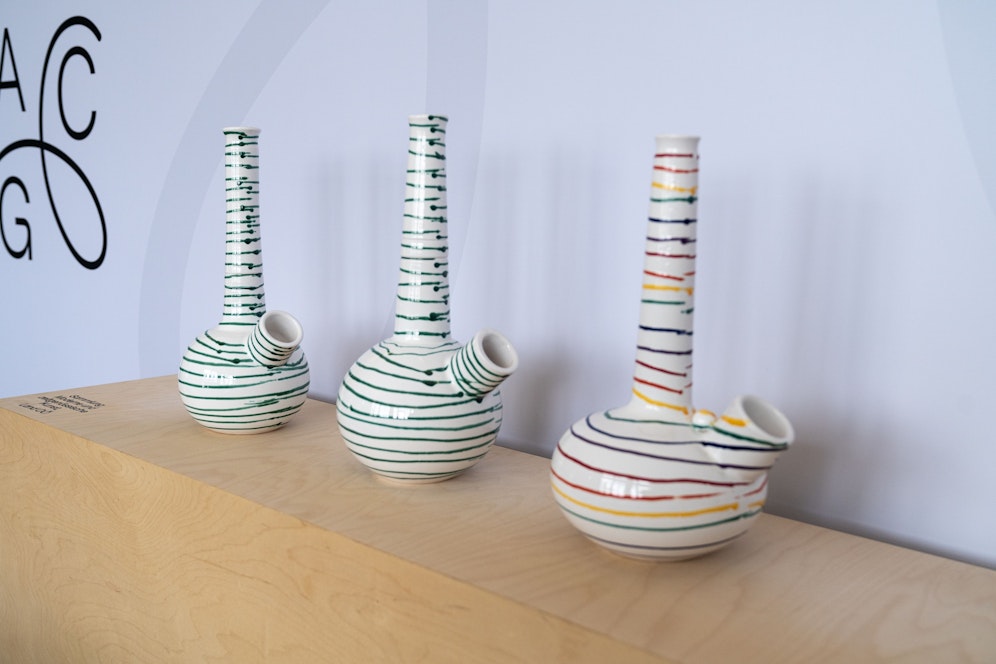 Aus Spaß wird Ernst: Gmundner Keramik fertigt nun Keramik-Wasserpfeifen.