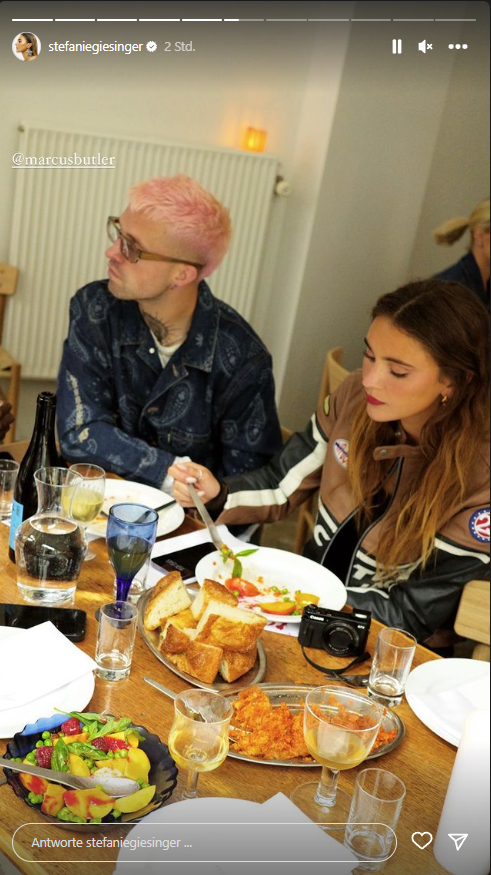 Stefanie Giesinger und Marcus Butler