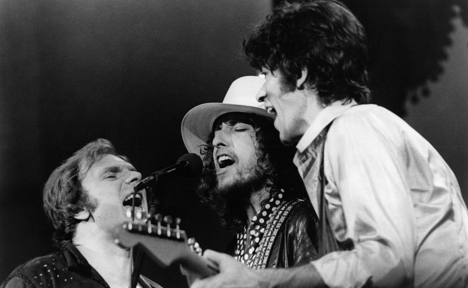 "The Last Waltz": Van Morrison, Bob Dylan und Robbie Robertson (v.l.)
