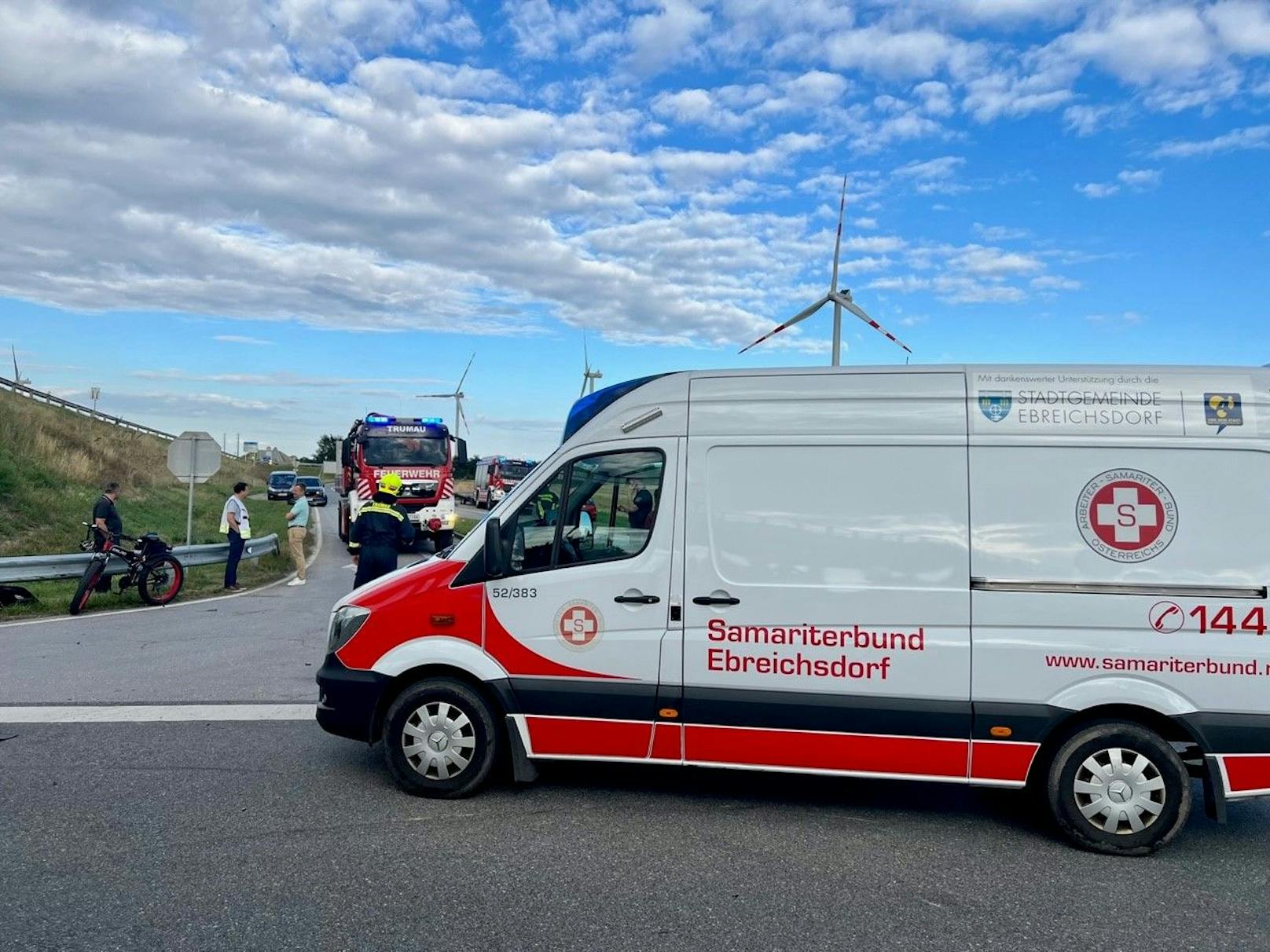 Die Verletzten wurden ins Spital gebracht.