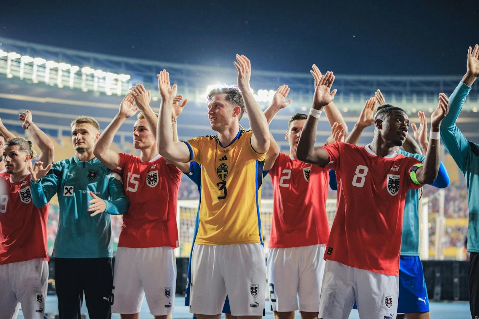 Österreichs Fußball-Team bekommt es mit Deutschland zu tun. 