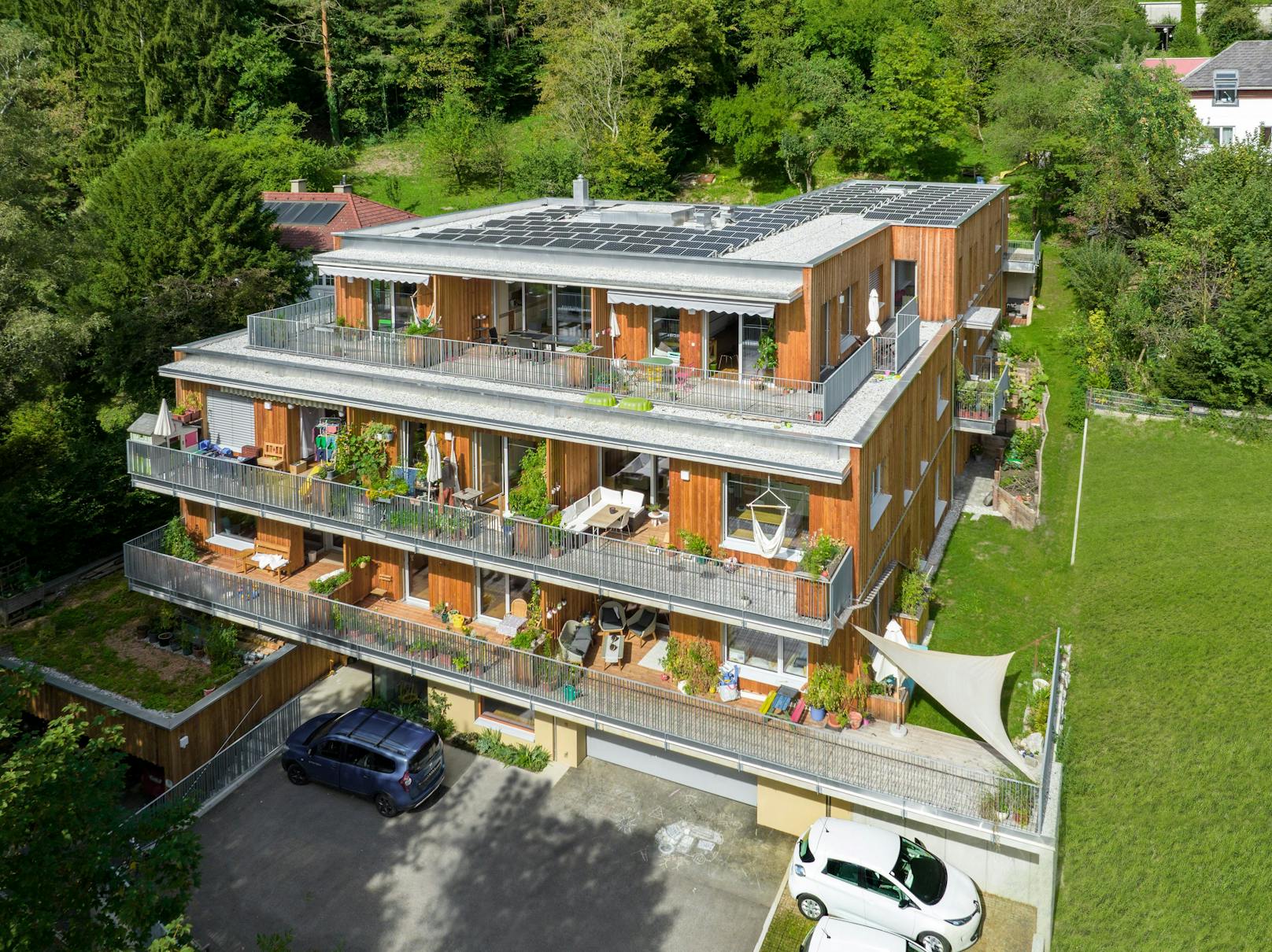 Beim Projekt "GeWoZu - gemeinscahftliche Wohnprojekt in Waidhofen/Ybbs" stand von Anfang an ein nachhaltiger Lebensstil im Vordergrund.