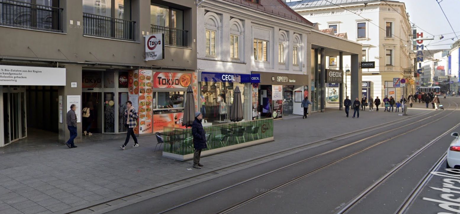 In diesem Lokal aßen die beiden Steirer um knapp 50 Euro.