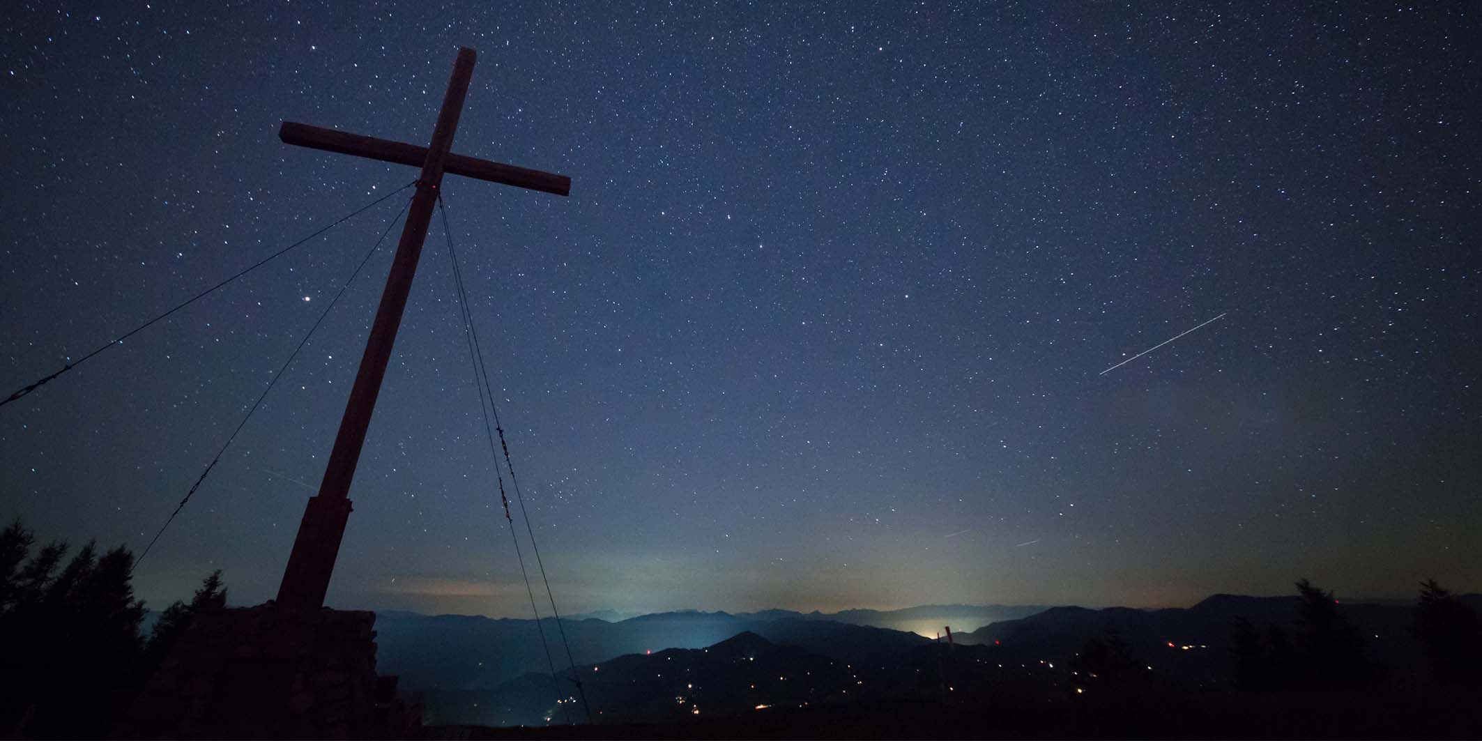 Daniel konnte am Freitag bereits einige Sternschnuppen am Schöckl fotografieren.