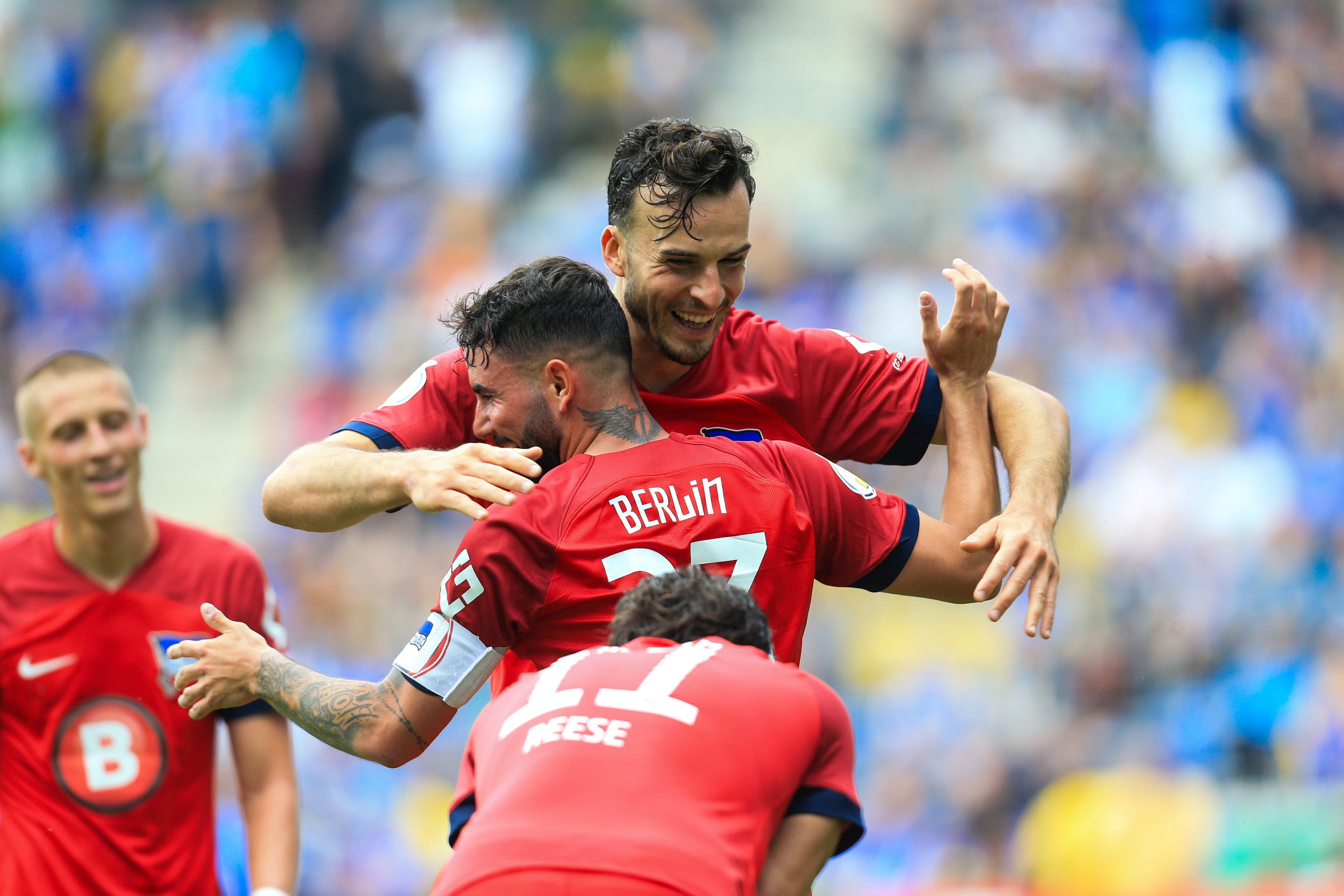 Haris Tabakovic jubelt erstmals für die Hertha