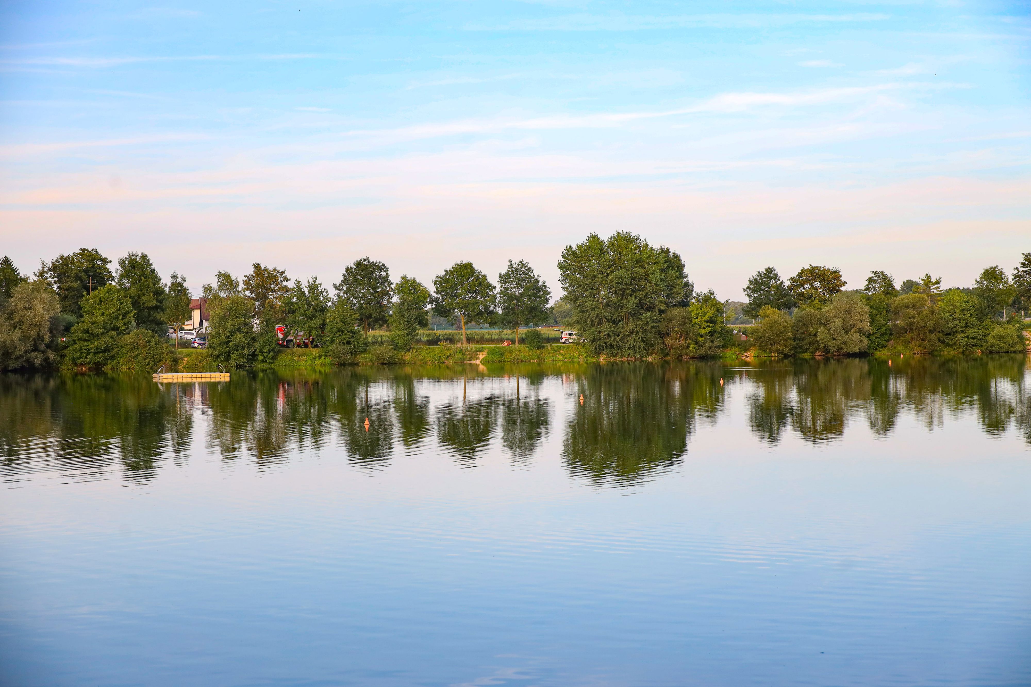 Der Rutzinger See im Bezirk Linz-Land.