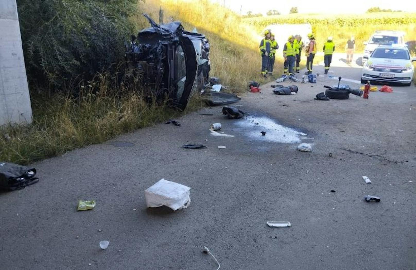 Der Unfall auf der A5 im Weinviertel forderte vier Todesopfer.