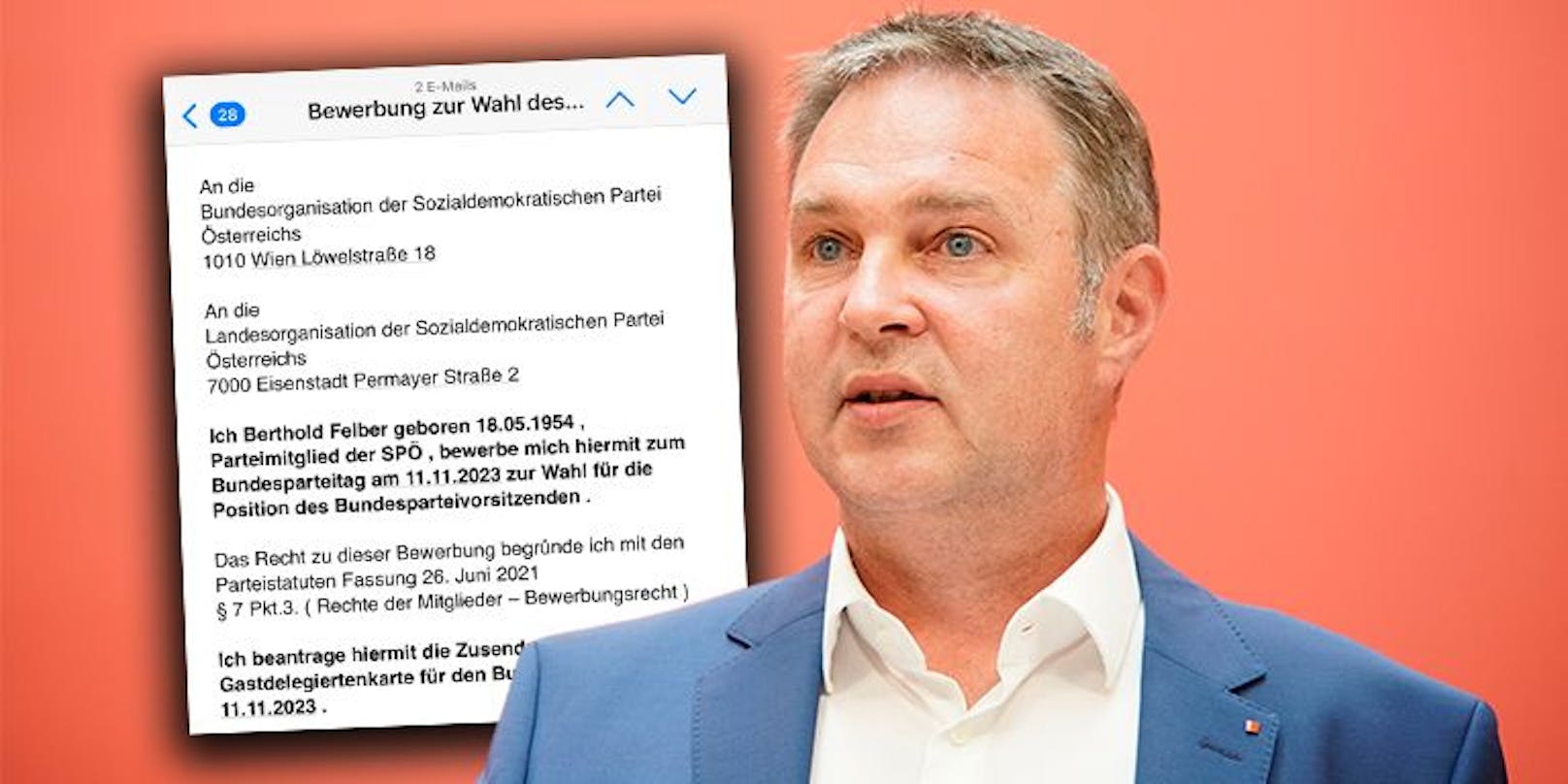 Es ist fix! Burgenländer will Babler als SPÖ-Chef stürzen