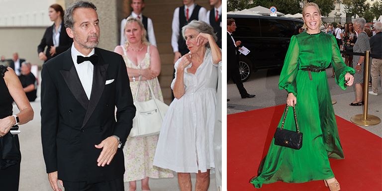 Ex-Kanzler Christian Kern und Verena Altenberger kamen getrennt.