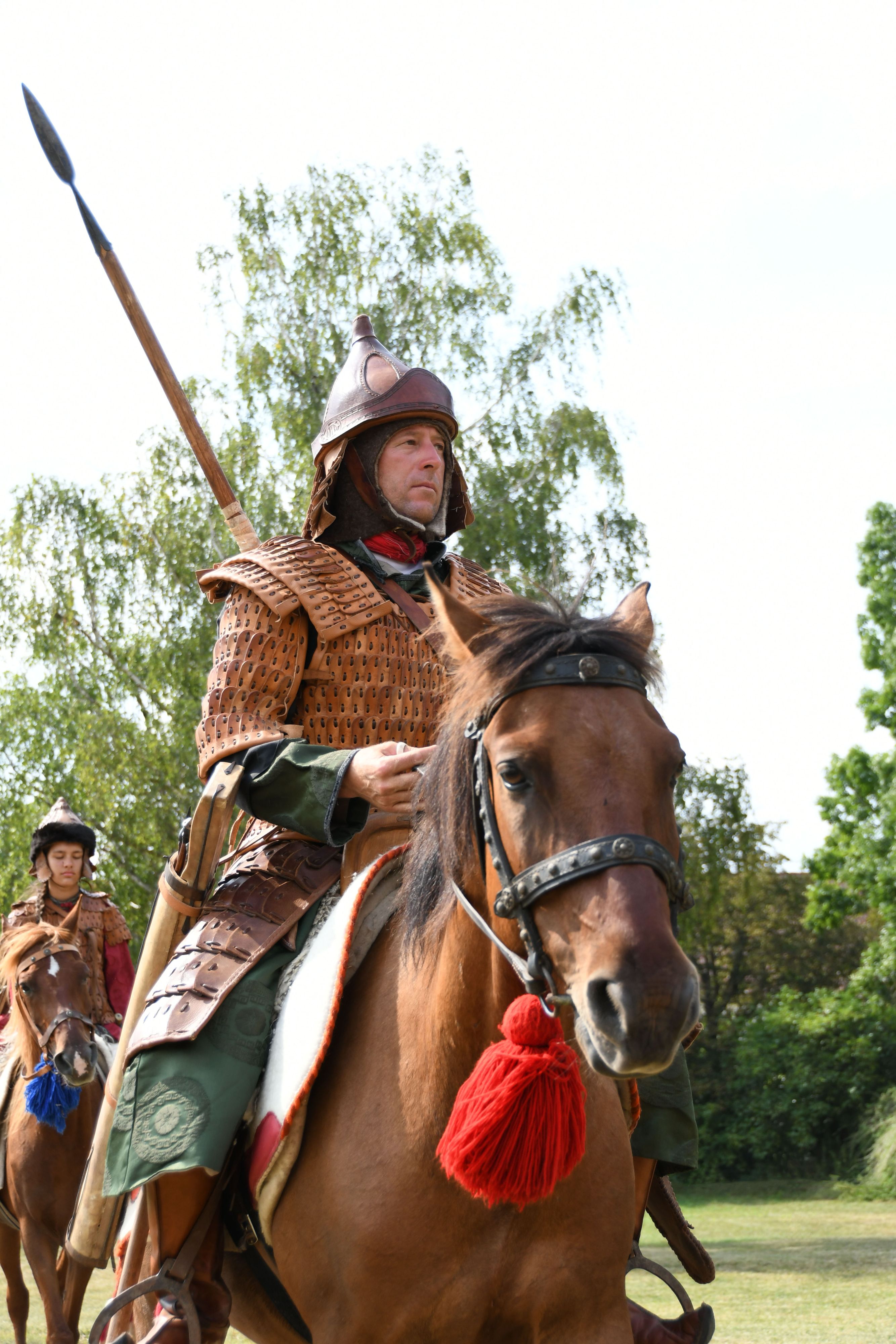 Das Reitervolk wird präsentiert.