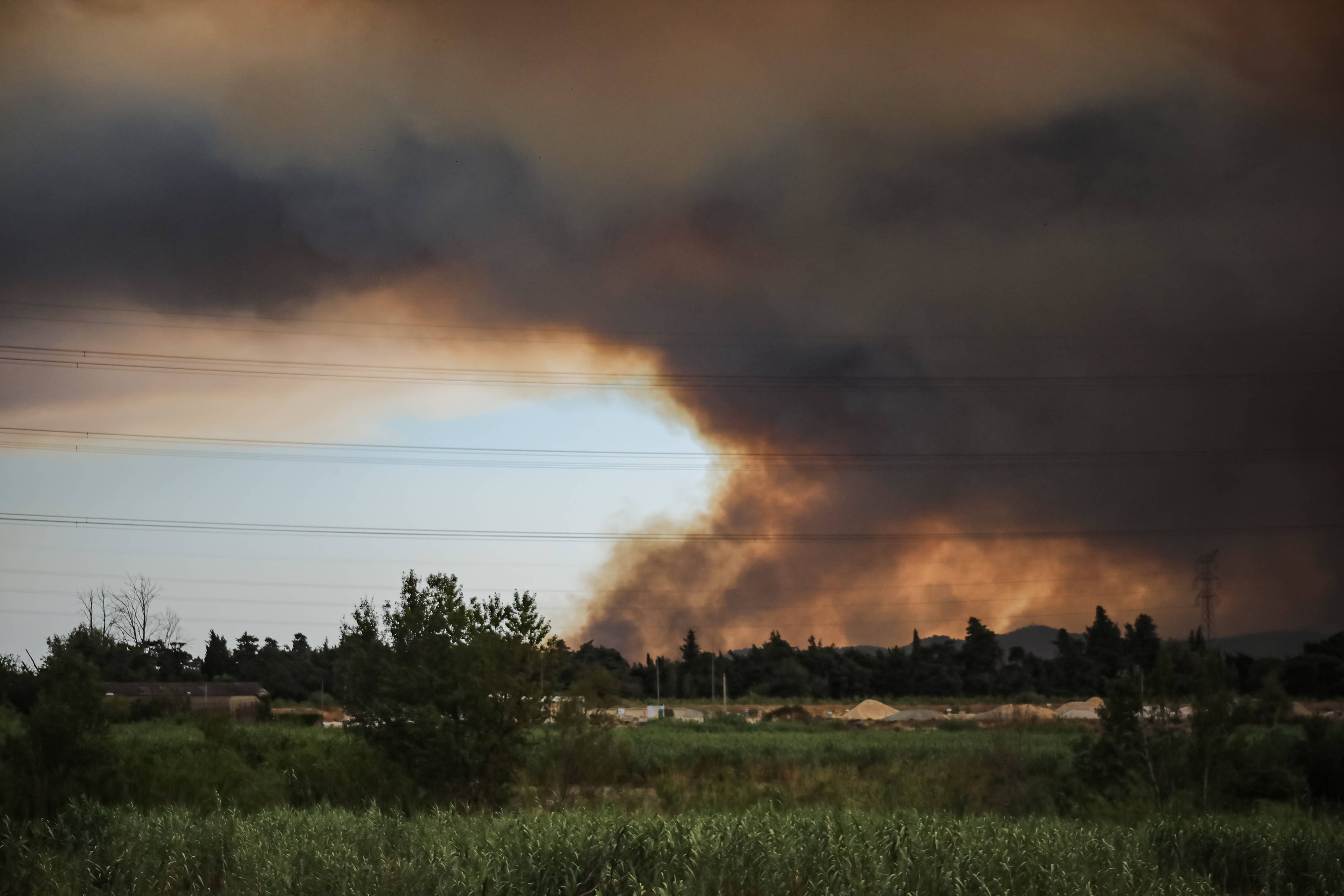 Das Feuer war am Montagnachmittag ausgebrochen.