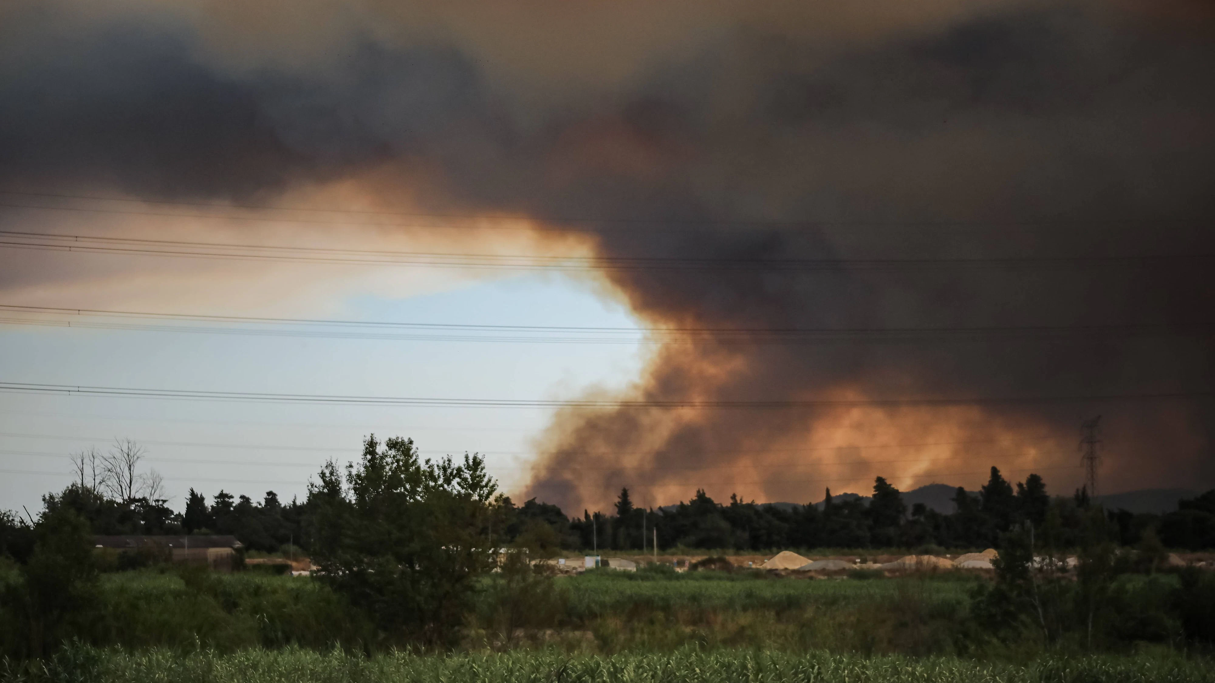 Das Feuer war am Montagnachmittag ausgebrochen.