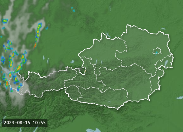 Langsam, aber sicher nähert sich die nächste Unwetter-Zelle.