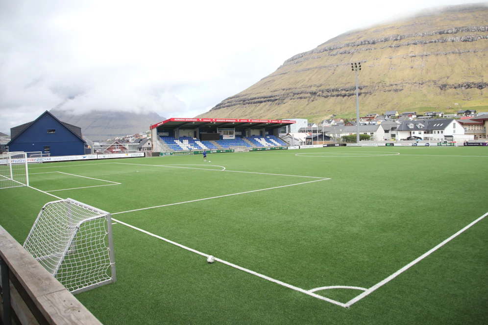 Der Platz in Klaksvik