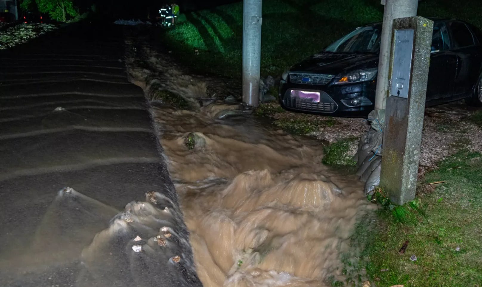 In Oberösterreich kam es in der Nacht zu heftigen Überschwemmungen.