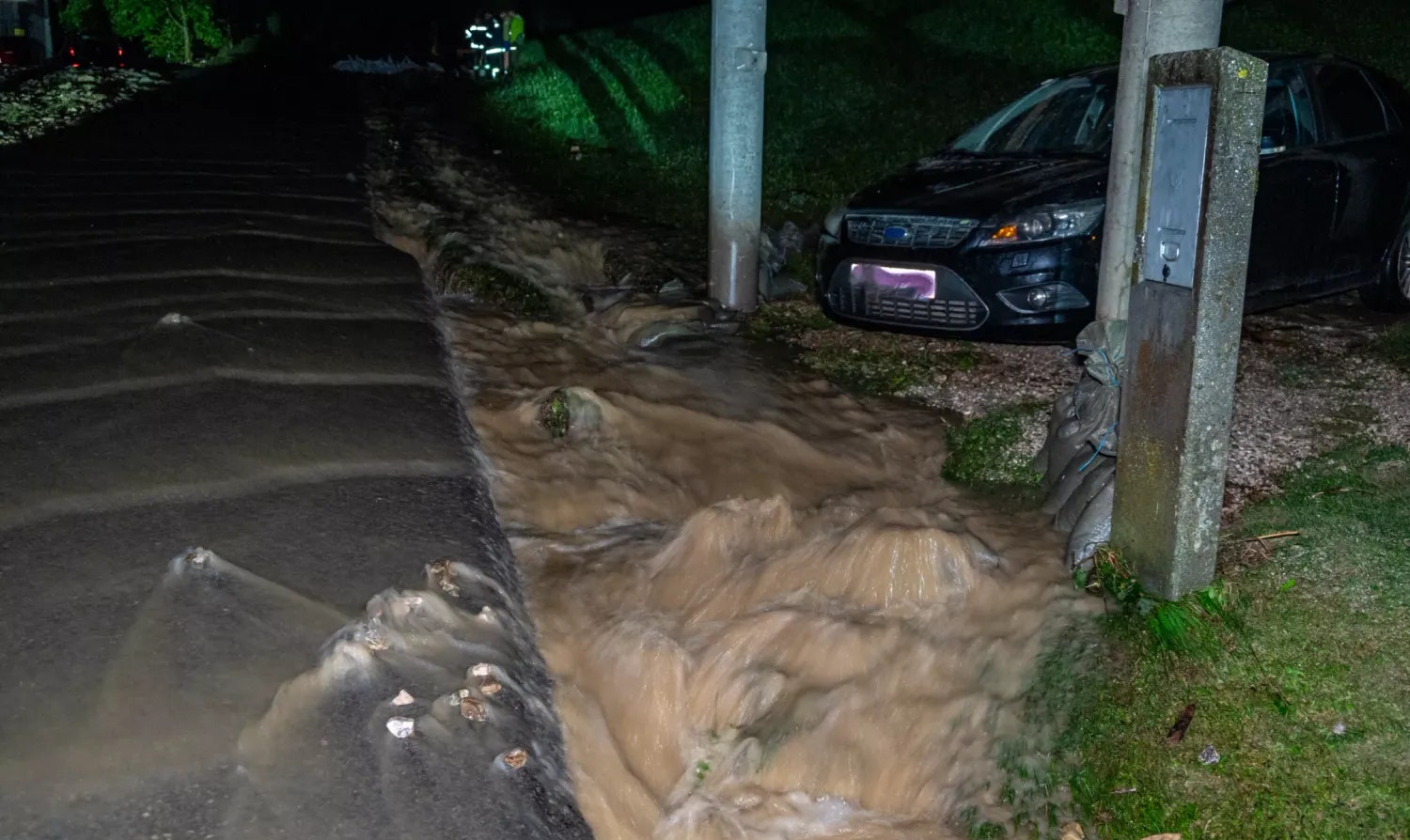 In Oberösterreich kam es in der Nacht zu heftigen Überschwemmungen.