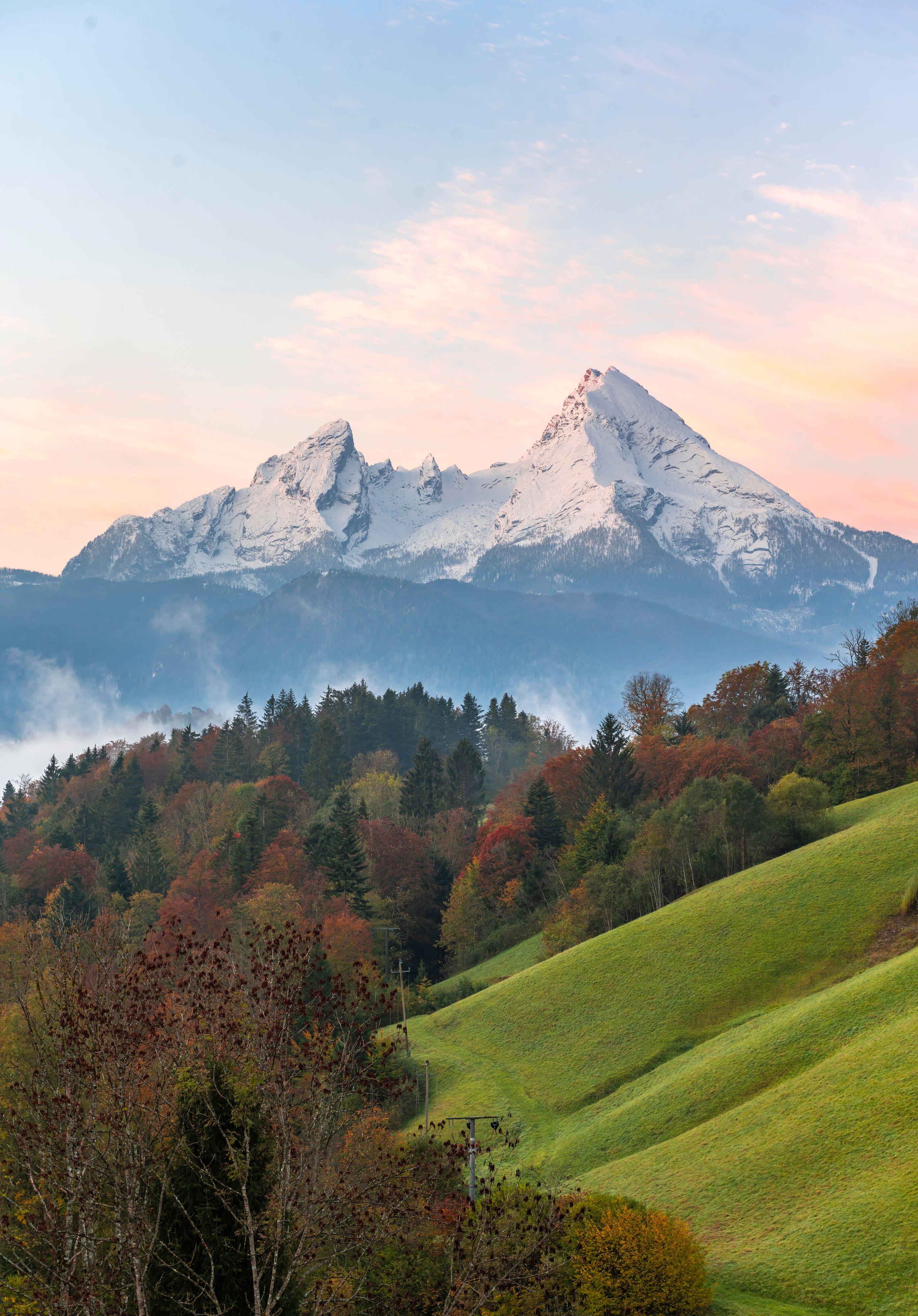 Die Schönfeldspitze und der Watzmann