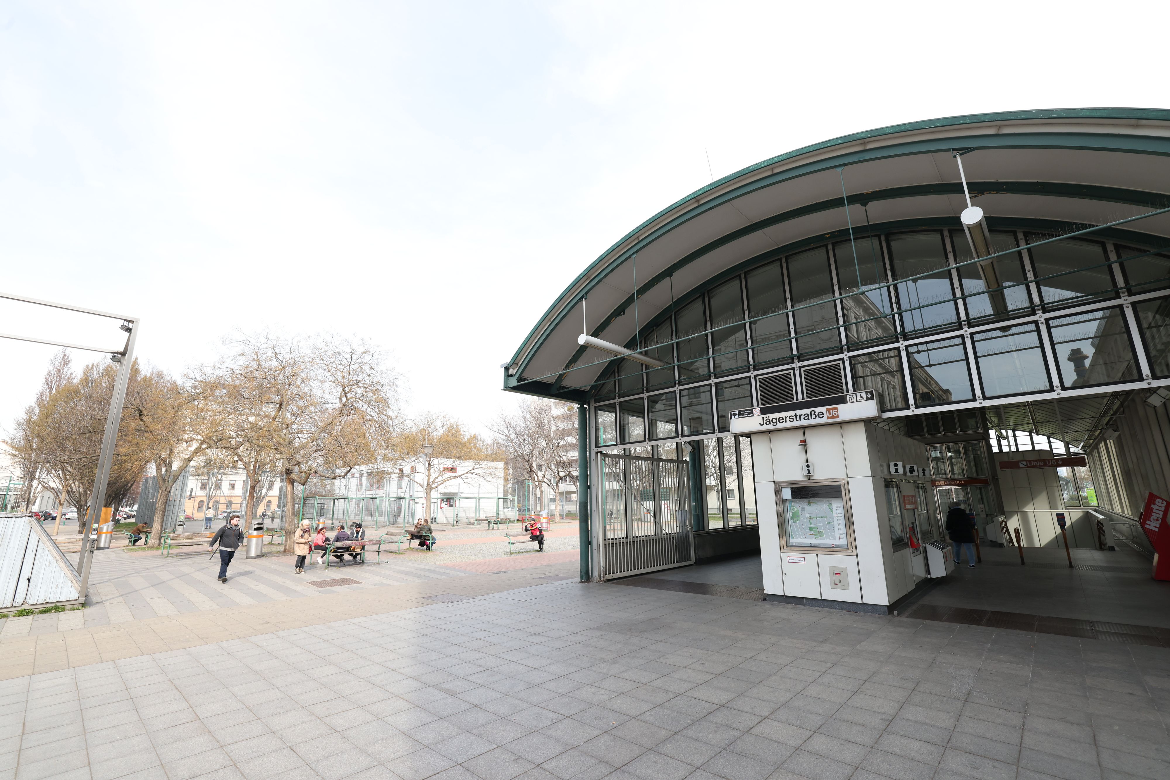 Der Vorfall ereignete sich im Bereich U-Bahnstation Jägerstraße im 20. Bezirk.