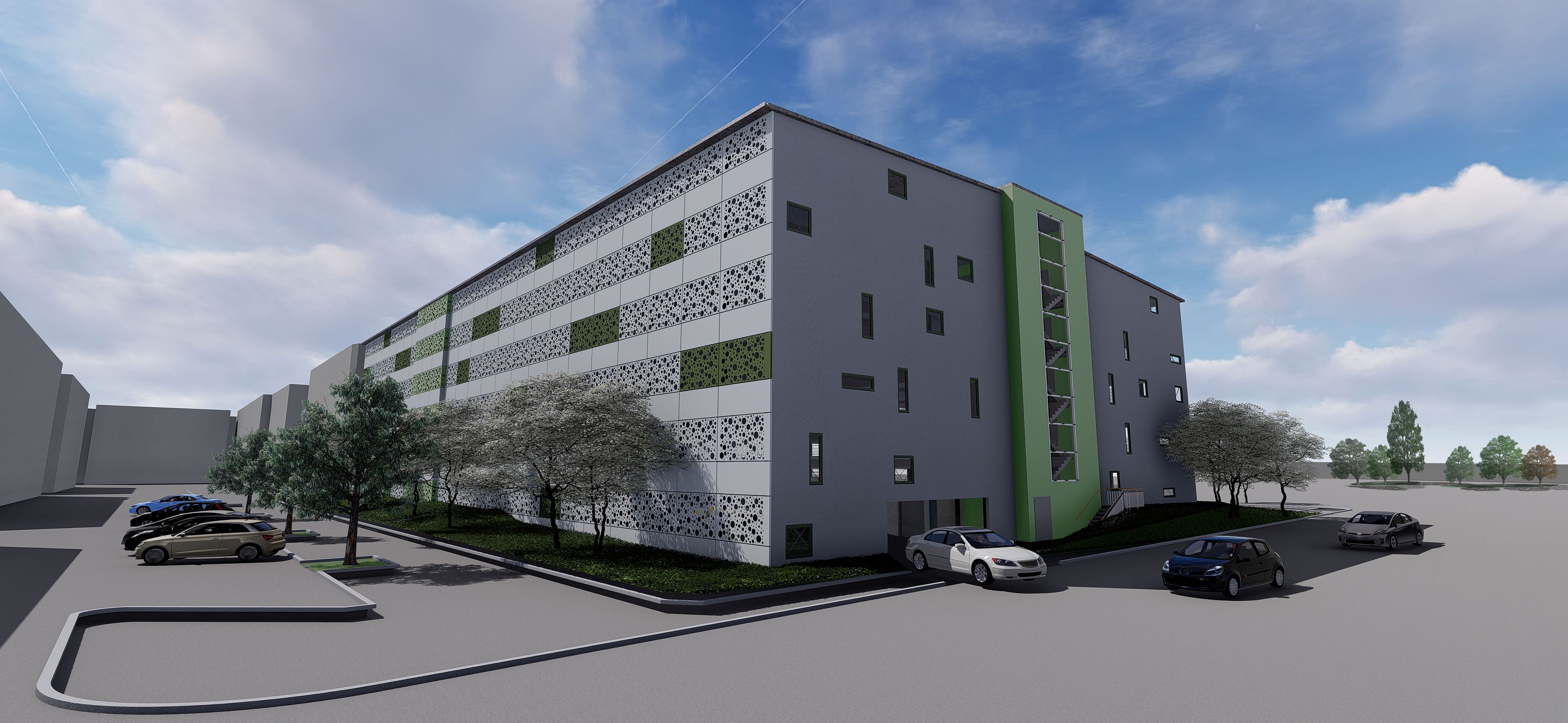 So soll die geplante Hochgarage aussehen.
