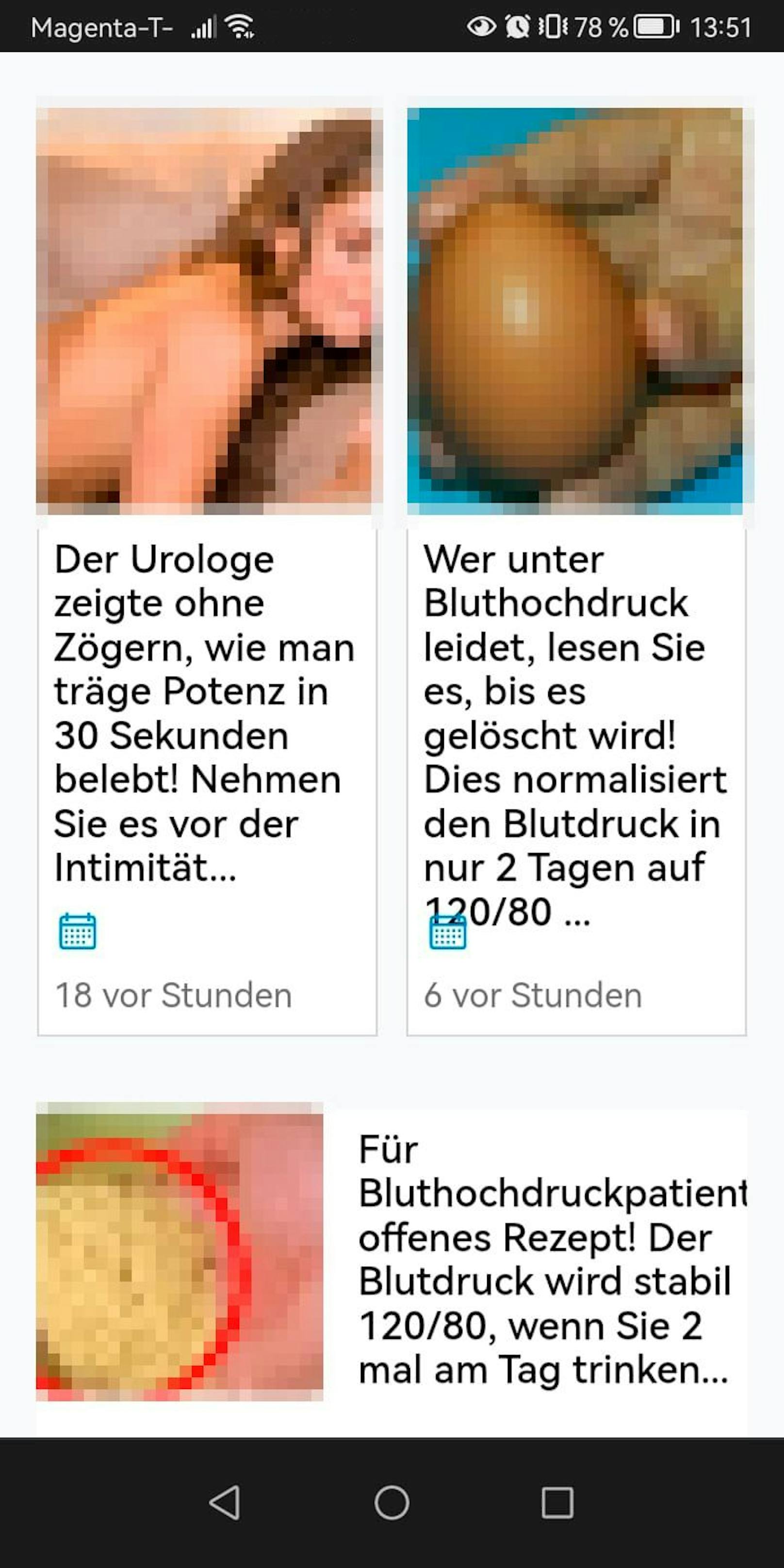 Potenz, Prostata, Bluthochdruck – für alles versprechen die Scammer ein Wundermittel, das Abhilfe schaffen soll. <a target="_blank" data-li-document-ref="100287077" href="https://www.heute.at/g/betrueger-spannen-minister-fuer-potenzmittel-abzocke-ein-100287077">Mehr dazu hier &gt;&gt;</a>