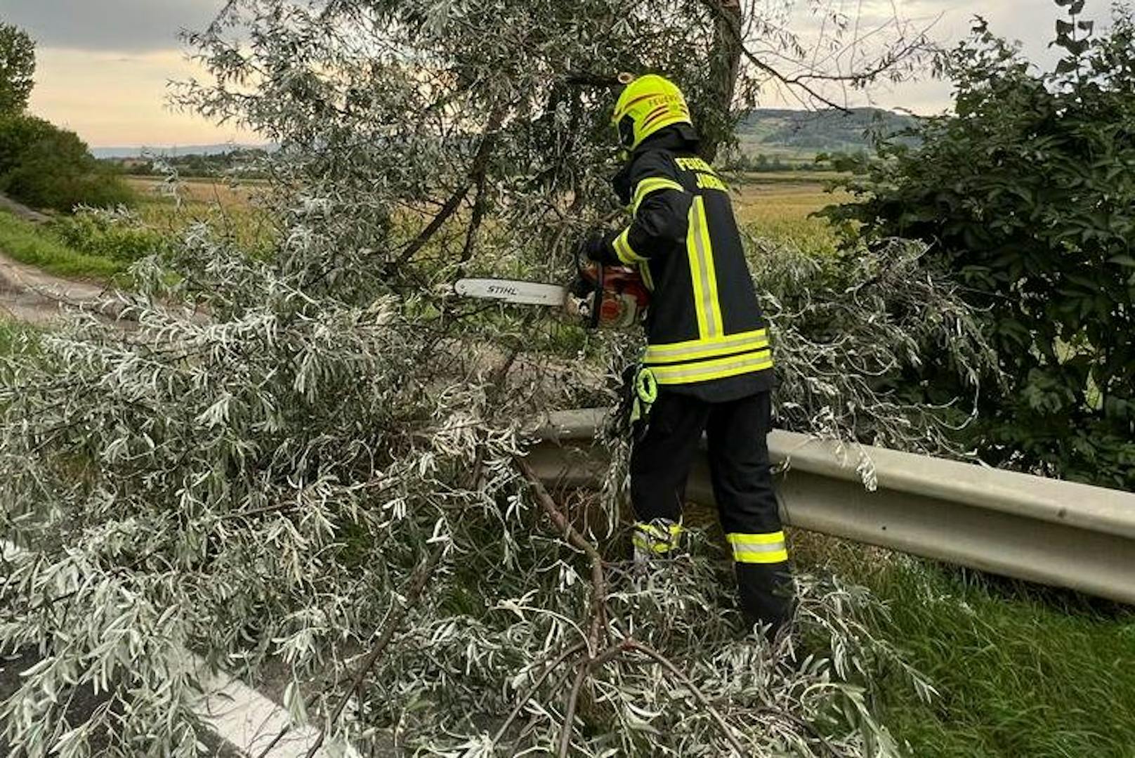 Unwetter in Judenau