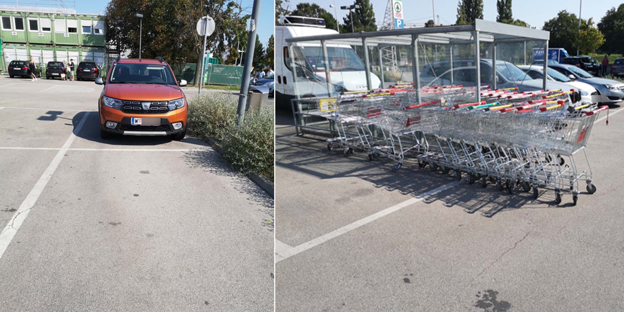 Parkplatz Sheriff Betrug