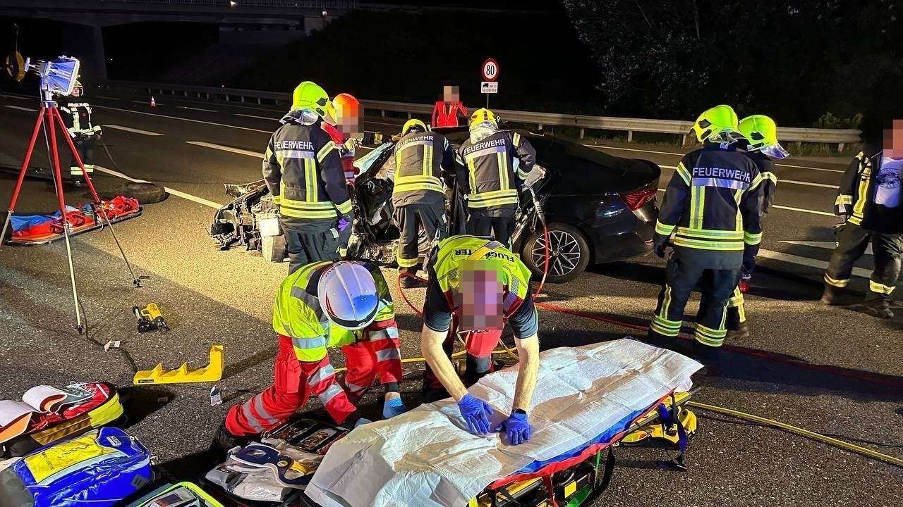 Geisterfahrer-Crash auf der S33