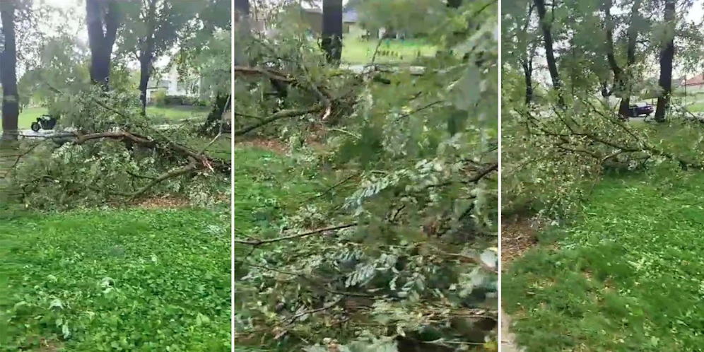 Unwetterchaos in Gänserndorf