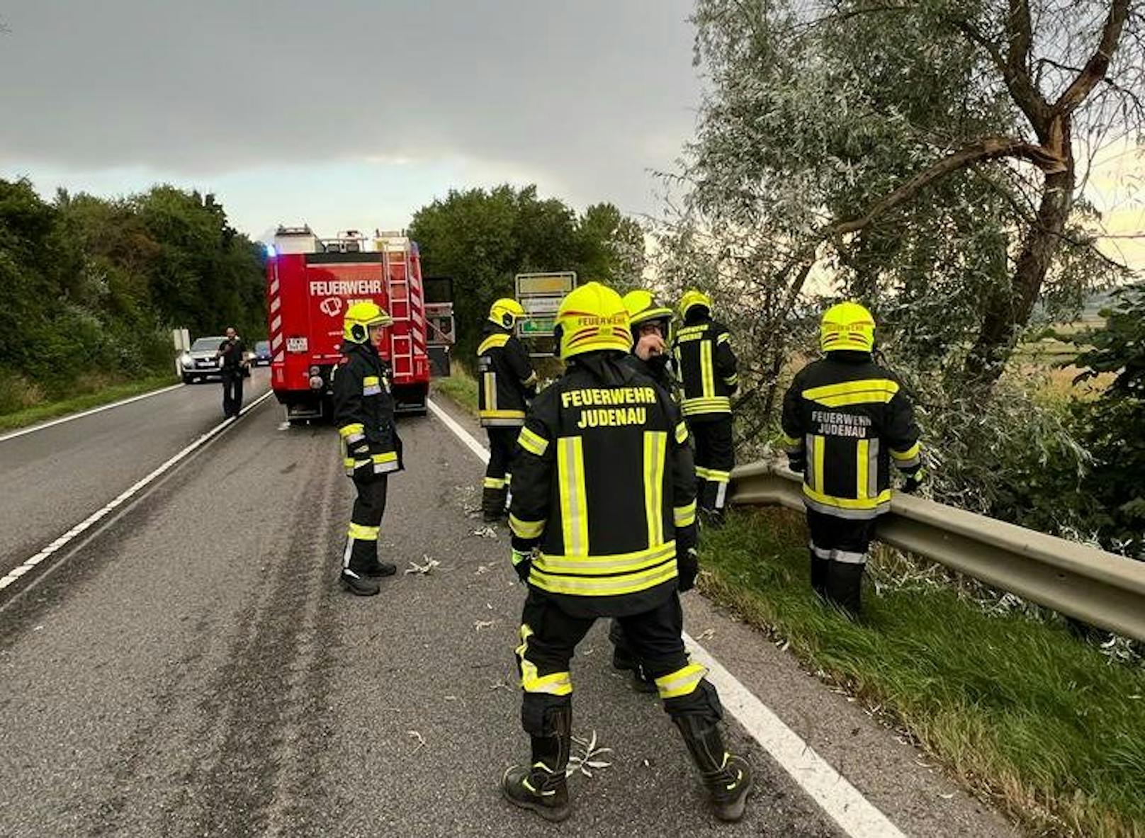 Unwetter in Judenau