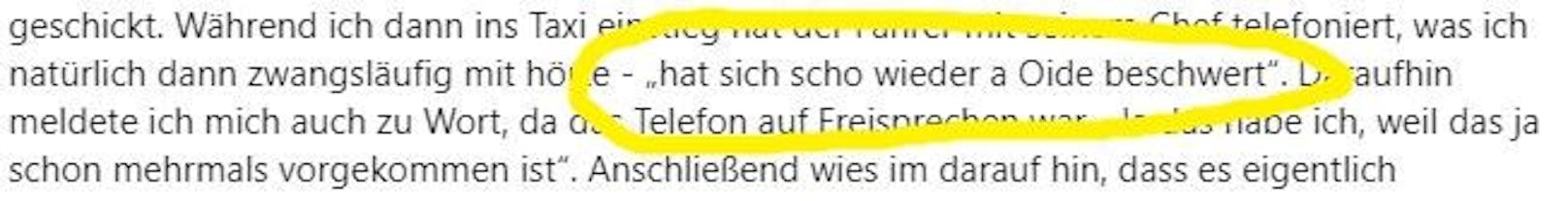 Der Busfahrer äußerte sich sehr abwertend in Gegenwart der Frau.