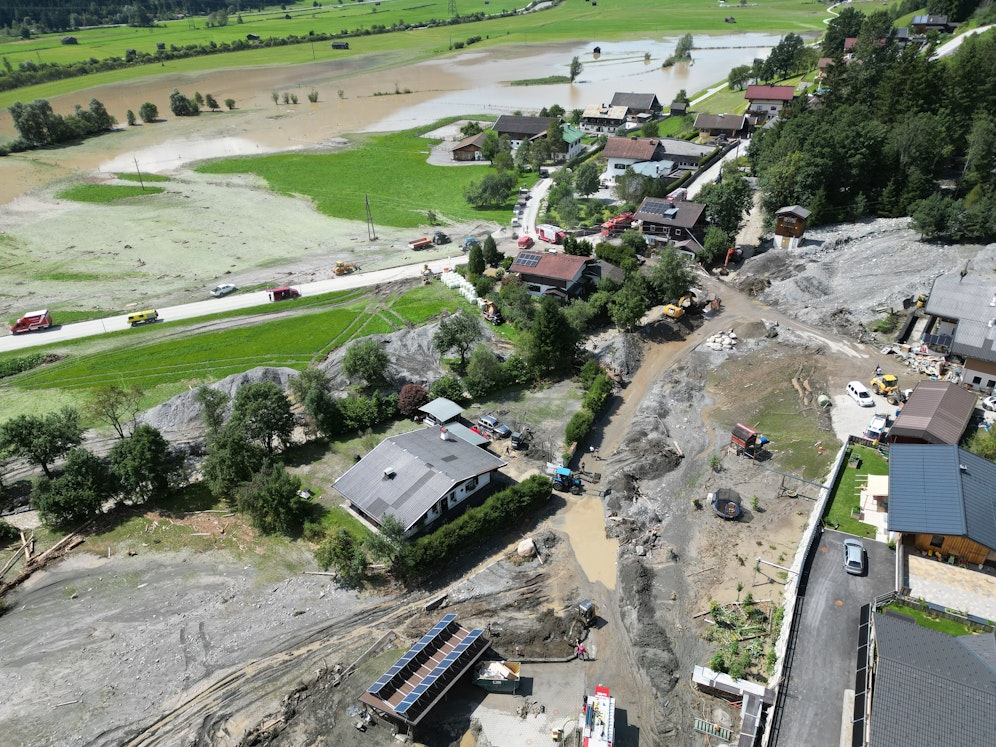 Drohnenbilder zeigen das ganze Ausmaß der Zerstörung.