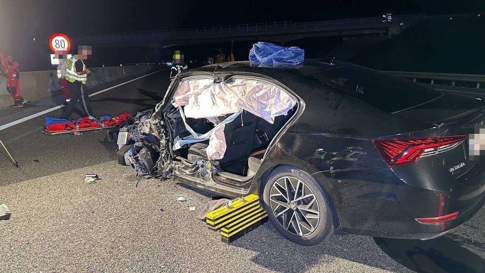 Geisterfahrer-Unfall auf S33 - Lenker war alkoholisiert