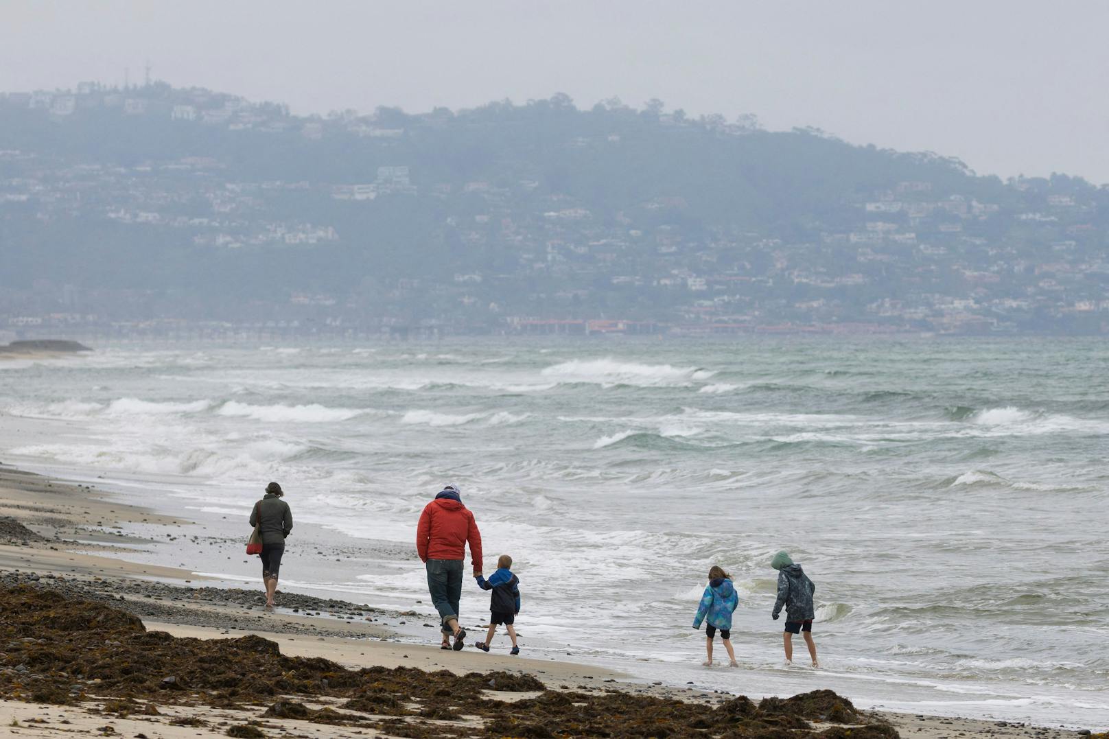Für Kalifornien wurde zum ersten Mal in der Geschichte eine Tropensturm-Warnung ausgerufen. 