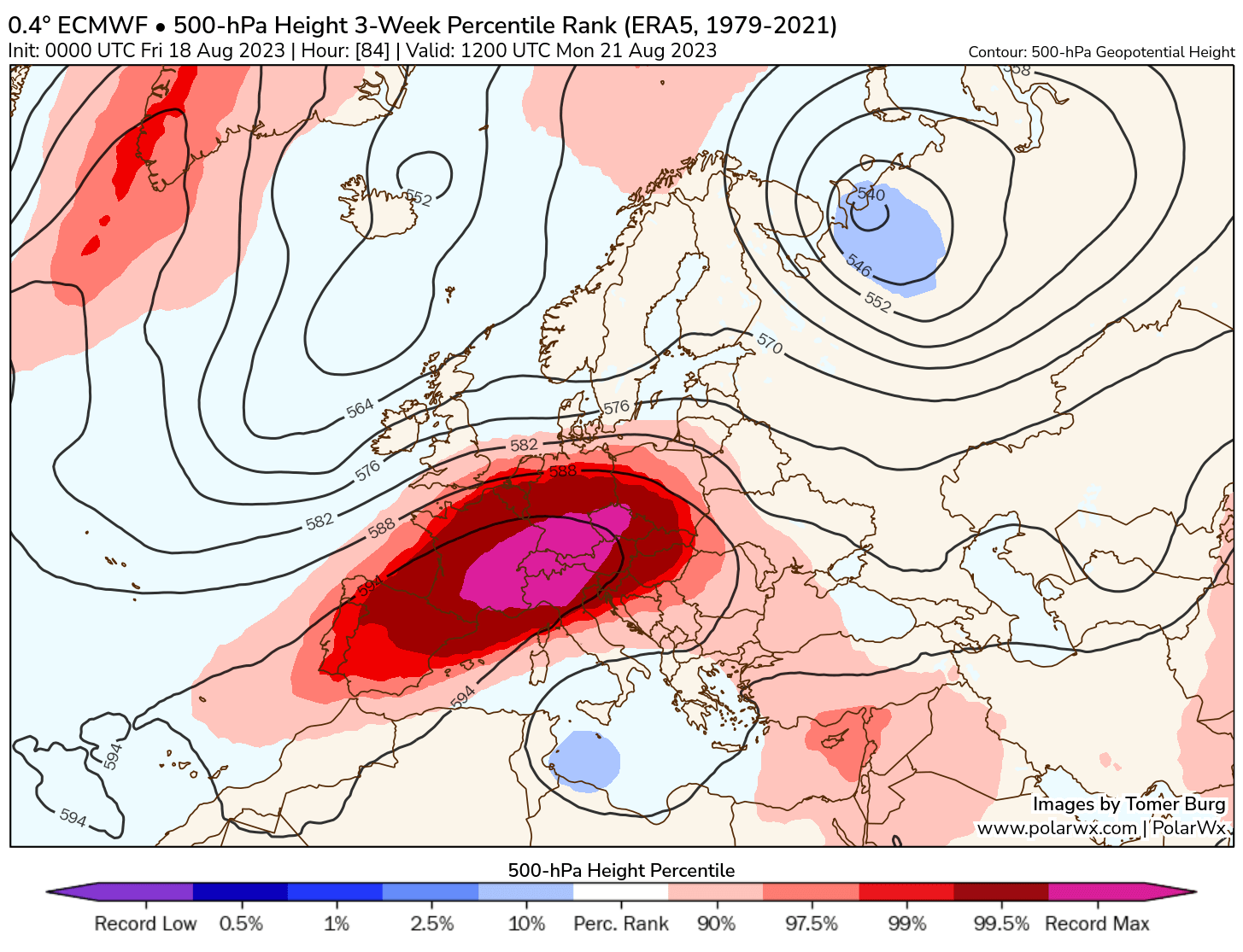 In der Höhe kündigt sich im Westalpenraum ein Rekordhoch an.