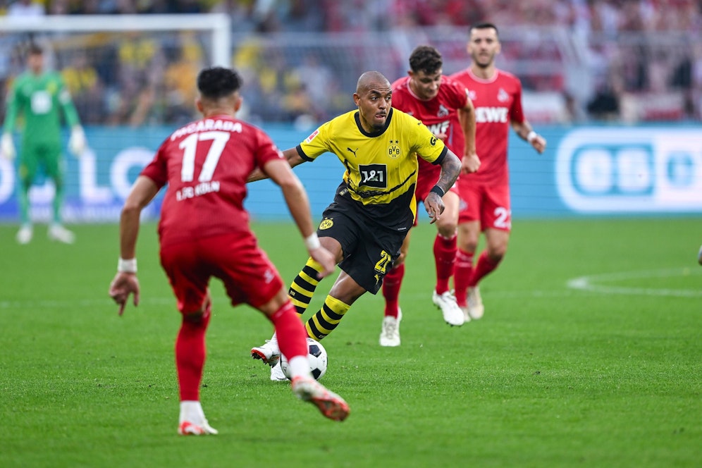 Donyell Malen schoss Dortmund spät zum Sieg. 