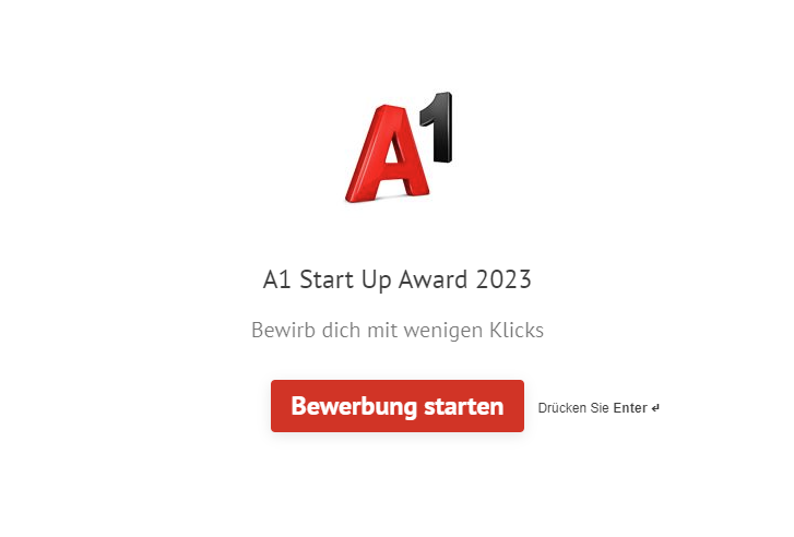 Wanted! Gründer:innen für diesjährigen A1 Start-up Award gesucht.