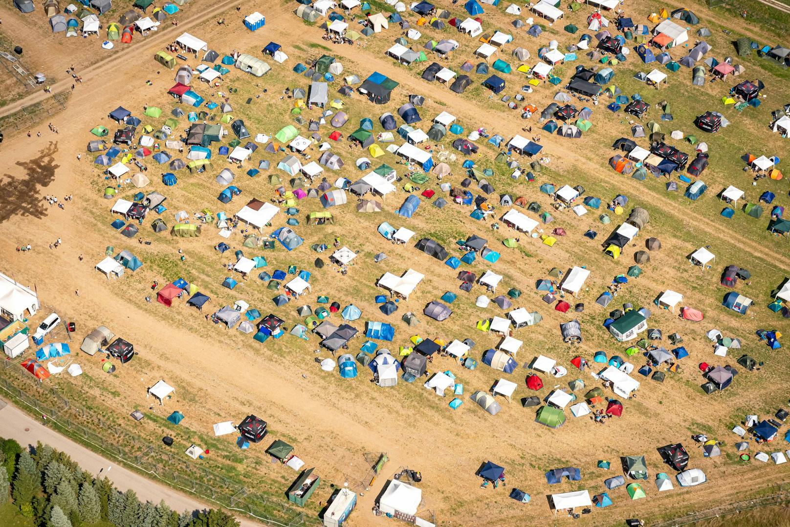 Festival-Gäste verhielten sich laut Polizei gesittet.