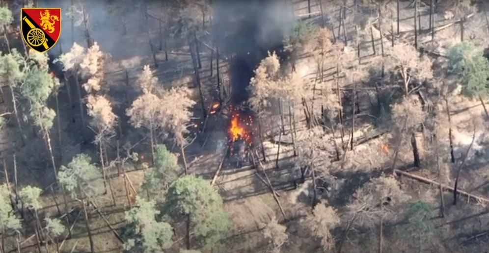 An einzelnen Stellen der Front haben sich die Linien seit Beginn der Gegenoffensive nur wenig verändert.