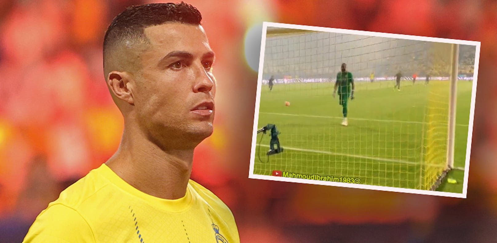 Der Torhüter von Cristiano Ronaldos Klub Al-Nassr sorgte für eine Slapstick-Einlage. 