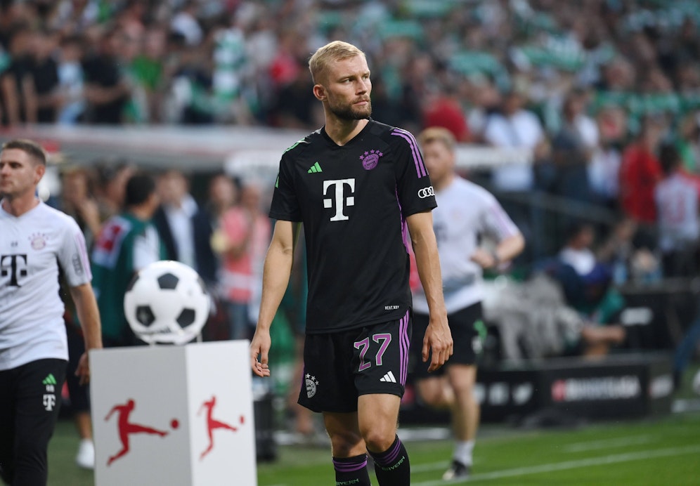 Konrad Laimer rückte in die zweite Reihe der Bayern.