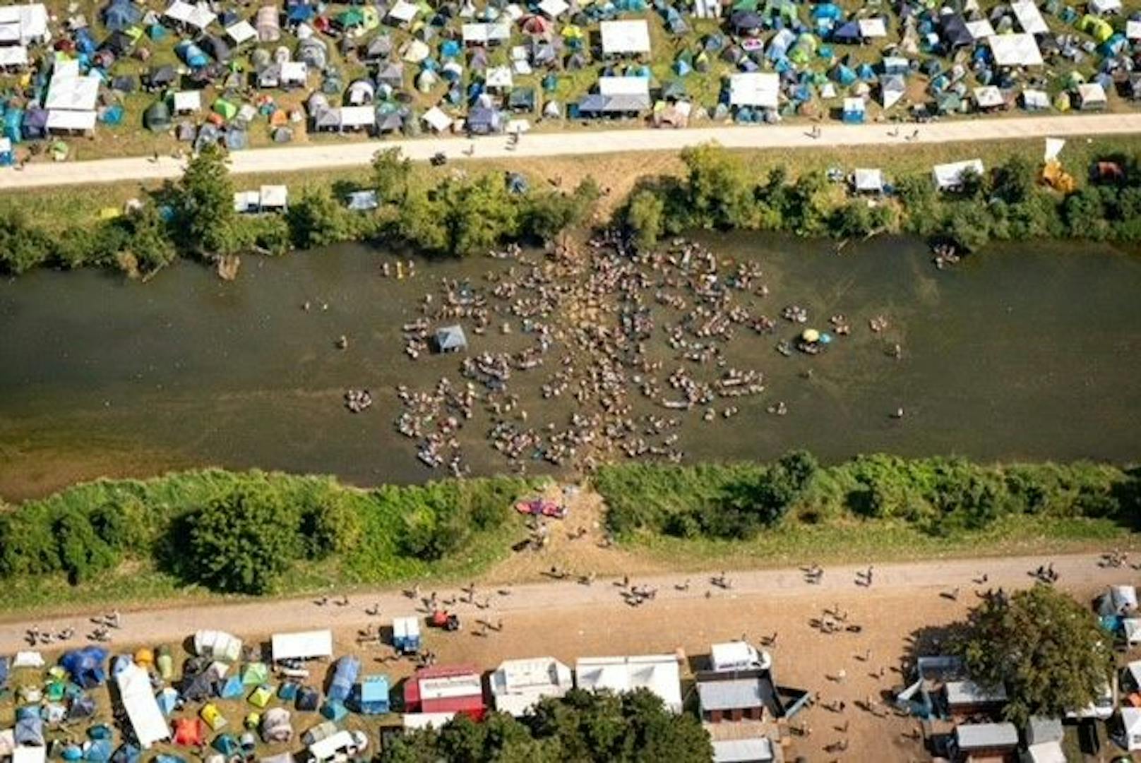 Die Traisen ist an diesem Wochenende der wohl einzige Fluss mit messbarem Alkoholgehalt.