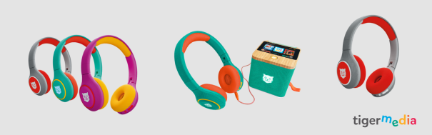 tigermedia launcht Kinderkopfhörer tigerbuddies.
