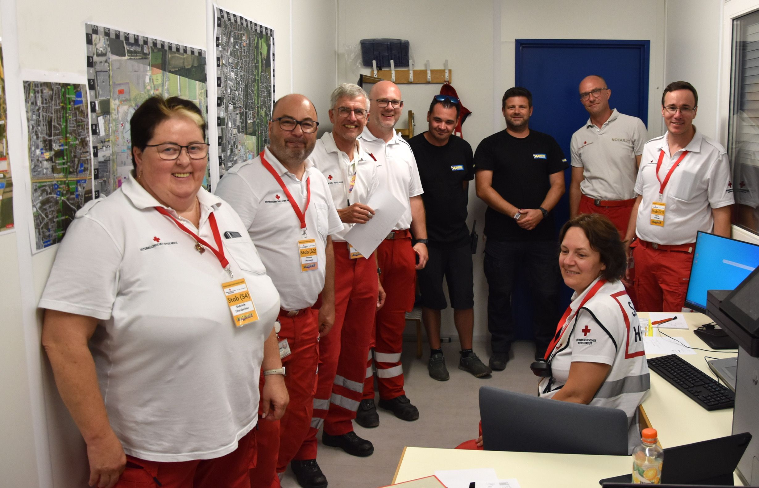 Rotes Kreuz Team beim Frequency